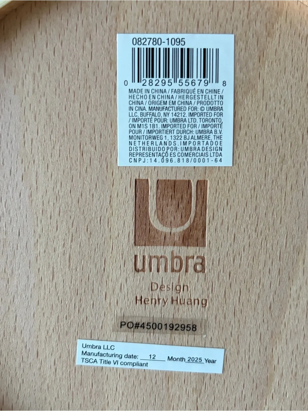 NEW Umbra Woodrow Small Trash Bin